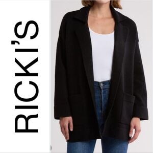Nwot! Ricki's Open Front Knit Cardigan Sweater